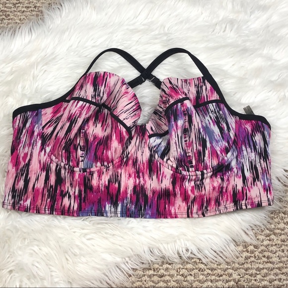 SOLD Torrid Mirage Print Bikini Tankini Swim - Picture 3 of 10